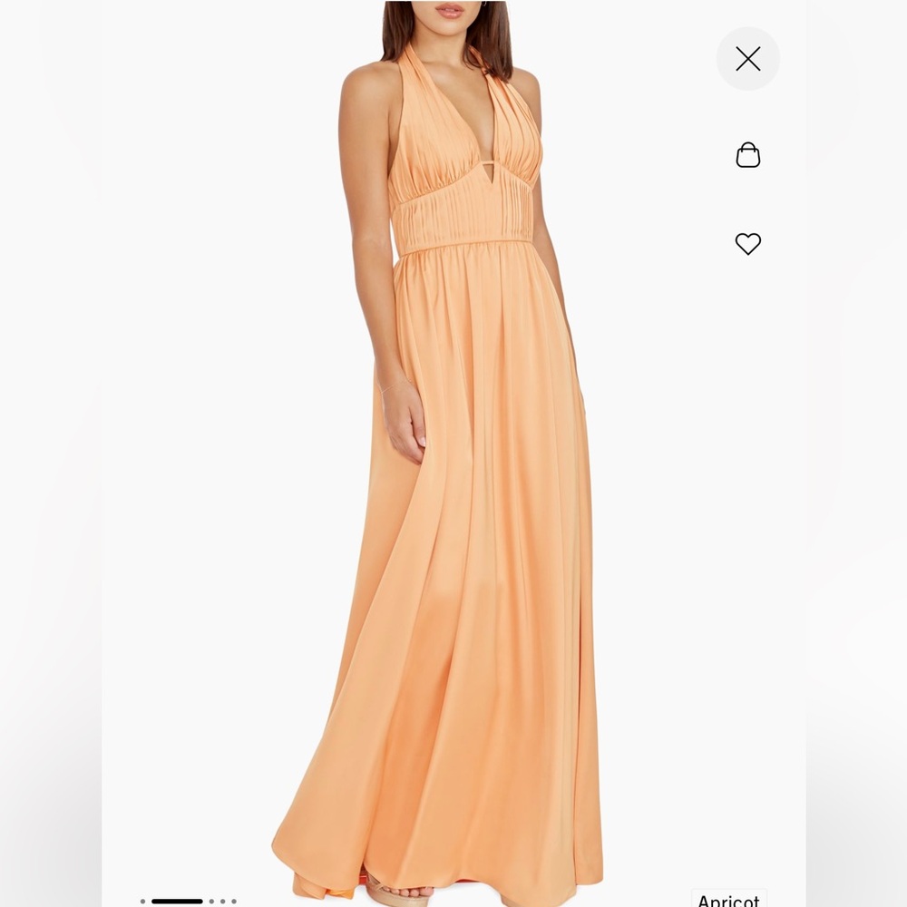 Dress the Population Rhea Cut Out Halter Neck Maxi Dress